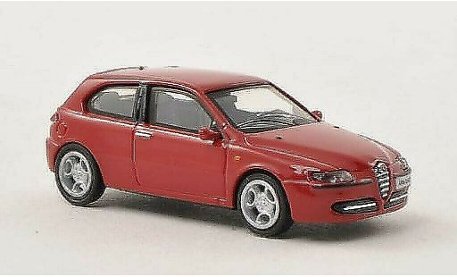 Alfa Romeo 147 berlina 1/87 Busch rot 3-Turer 2001 modellautos