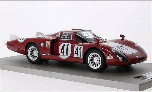 Alfa Romeo 33.2 coda lunga 1/18 Tecnomodel No.41 Autodelta 24h Le Mans 1968 /N.Vaccarella modellautos