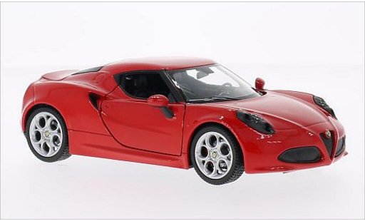 Alfa Romeo 4C coupe 1/24 Welly rot 2014 modellautos