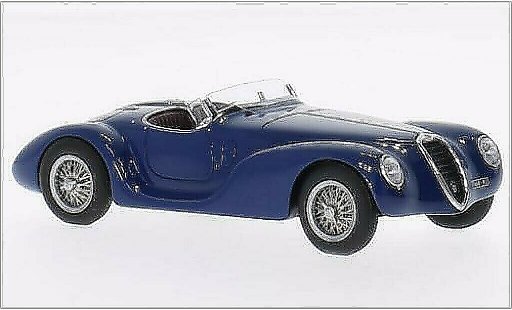 Alfa Romeo 6C 2500 1/43 Minichamps SS Corsa Spider blau RHD 1939 modellautos