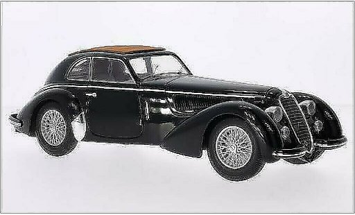 Alfa Romeo 8C 2900 b mm roadster 1/18 Minichamps 2900B Lungo schwarz RHD 1938 modellautos