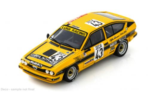 Alfa Romeo GT 1/43 Spark V 6 24h Spa 1982 #43 M.Micangeli/G.Francia 1:43 modellautos
