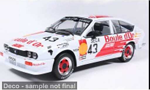 Modellautos Alfa Romeo GT V 6 24h Spa 1985 #43 B.De Dryver/F-X.Boucher 1/18 Solido