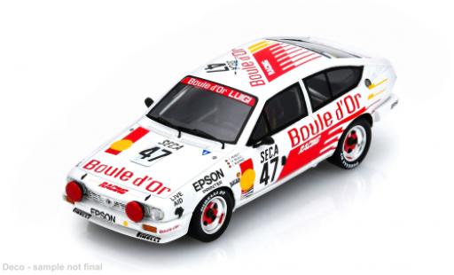Alfa Romeo GT 1/43 Spark V 6 24h Spa 1985 #47 P.Meirelles/C.Melville 1:43 modellautos