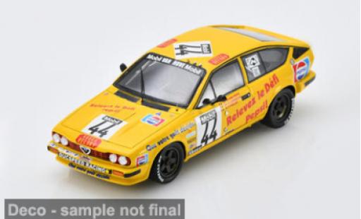 Alfa Romeo GT 1/43 Spark V 6 gelb 1983 #44 r. van Hove/A. Lierneux 1:43 modellautos
