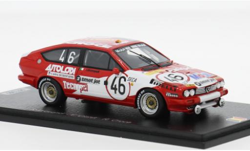 Alfa Romeo GT 1/43 Spark V6 24h Spa 1982 #46 R.Drovandi/V.Ciardi 1:43 modellautos