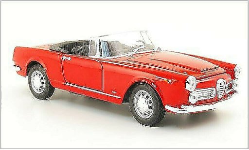 Alfa Romeo 2600 spider 1/24 Welly 2600 rot 1960 modellautos