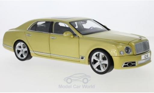 Modellautos Bentley Mulsanne 1/18 Almost Real Speed gold 2017 Bentley Mulsanne 1/18 Almost Real Speed gold 2017 modellautos