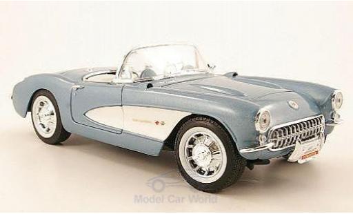 Modellautos Chevrolet Corvette C1 1/18 Motormax mettalic blau 1957 Chevrolet Corvette C1 1/18 Motormax mettalic blau 1957 modellautos