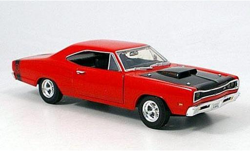 Dodge Coronet 1/24 Motormax Super Bee rot/schwarz 1969 modellautos