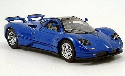 Pagani Zonda 1/24 Motormax C12 mettalic blau modellautos