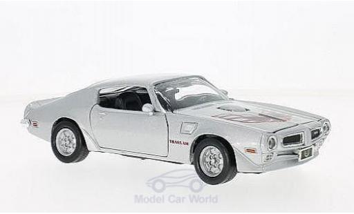 Pontiac Firebird 1973 1/24 Motormax Trans Am silber/Dekor 1973 modellautos