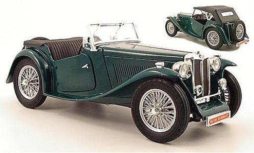 Modellautos MG TC 1/18 Yat Ming Midget grün RHD 1947 Verdeck couché avec MG TC 1/18 Yat Ming Midget grün RHD 1947 Verdeck couché avec modellautos