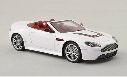 Aston Martin V12 Vantage roadster 1/43 Spark Vantage weiss LHD 2012 modellautos