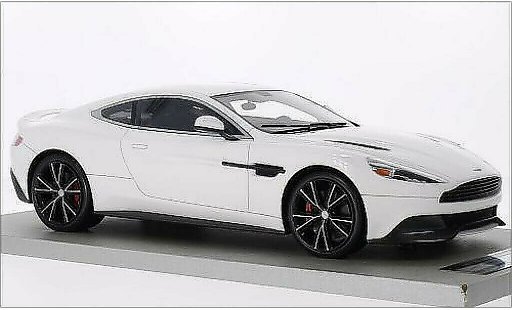 Aston Martin Vanquish coupe 1/18 Tecnomodel weiss modellautos