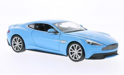Aston Martin Vanquish 1/24 Welly blau 1:24 modellautos