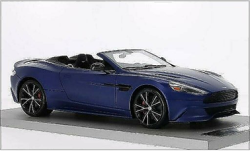 Aston Martin Vanquish volante 1/18 Tecnomodel matt-blau modellautos