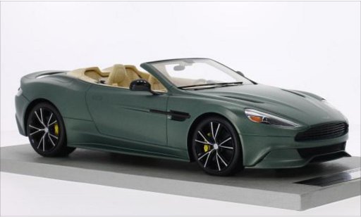 Aston Martin Vanquish volante 1/18 Tecnomodel matt-gr&Atilde;&frac14;n modellautos