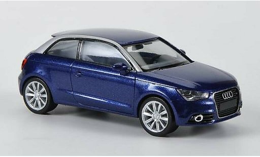 Audi A1 citadine 1/87 Herpa blau 2010 modellautos