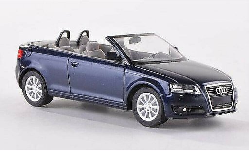 Audi A3 cabriolet 1/87 Herpa Cabrio (8P) blau 2008 modellautos