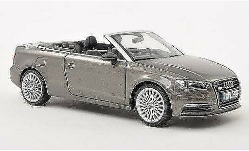 Audi A3 cabriolet 1/43 Herpa Cabrio grau 2013 modellautos