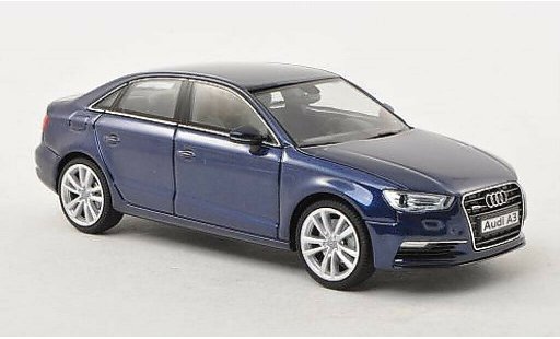 Audi A3 berline 1/43 Herpa Limousine blau modellautos