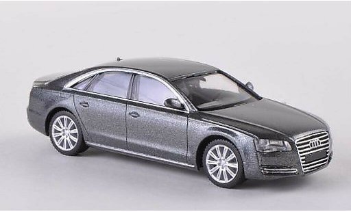 Audi A8 berline 1/87 Herpa (D4) grau 2012 modellautos