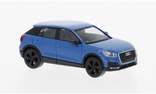 Audi Q2 1/87 Herpa blau 2016 1:87 modellautos