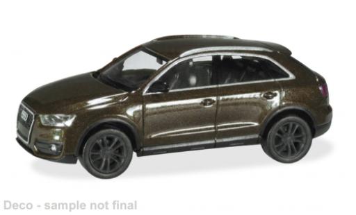 Audi Q3 1/87 Herpa oliv 1:87 modellautos