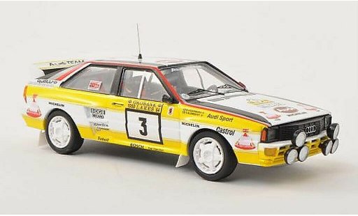 Audi Quattro rallye 1/43 Trofeu No.3 1000 Lakes Rally 1984 /B.Cederberg modellautos