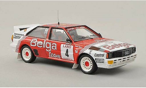 Audi Quattro rallye 1/43 Trofeu No.4 Belga Rally Ypern 1983 /W.Lux modellautos