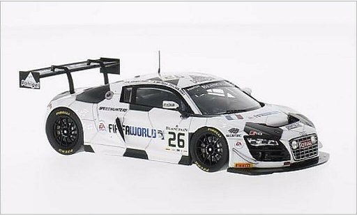 Audi R8 lms 1/43 Spark Ultra No.26 Sainteloc Racing 24h Spa 2014 /G.Guilvert modellautos
