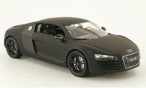 Audi R8 coupe 1/24 Welly matt-schwarz modellautos
