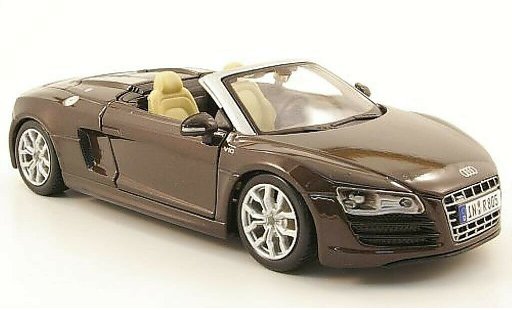 Audi R8 spyder 1/24 Maisto braun modellautos