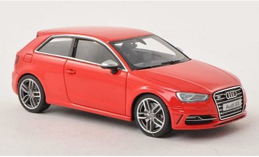 Audi S3 berline 1/43 Minichamps rot 2013 modellautos