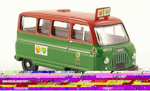 Austin J2 utilitaire 1/76 Oxford Miniobus SMex & BP Ltd. modellautos