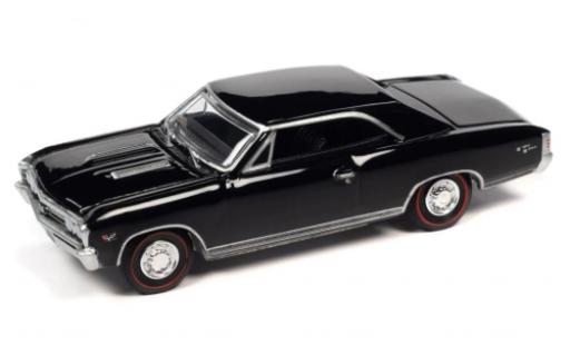 Modellautos Chevrolet Chevelle 1/64 Auto World SS 396 noire 1967 Chevrolet Chevelle 1/64 Auto World SS 396 noire 1967 modellautos