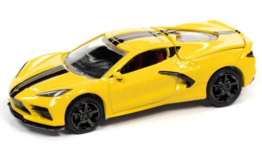 Chevrolet Corvette 1/64 Auto World (C8) Stingray jaune 2020 modellautos