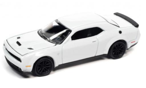 Modellautos Dodge Challenger 1/64 Auto World Hellcat blanche 2018 Dodge Challenger 1/64 Auto World Hellcat blanche 2018 modellautos