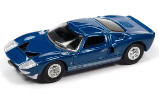 Modellautos Ford GT40 1/64 Auto World Mk I metallise bleu 1965 Ford GT40 1/64 Auto World Mk I metallise bleu 1965 modellautos