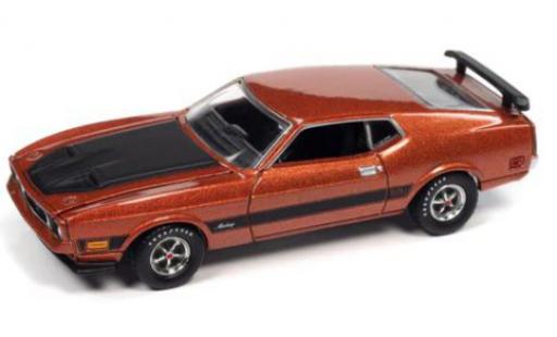 Modellautos Ford Mustang 1/64 Auto World Mach 1 le cuivre 1973 Ford Mustang 1/64 Auto World Mach 1 le cuivre 1973 modellautos