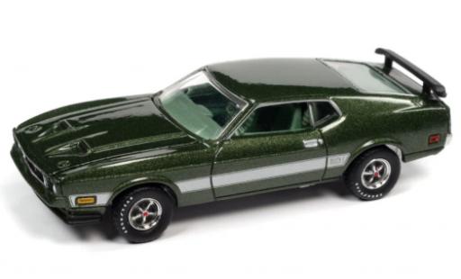 Modellautos Ford Mustang 1/64 Auto World Mach 1 metallise vert 1973 Ford Mustang 1/64 Auto World Mach 1 metallise vert 1973 modellautos