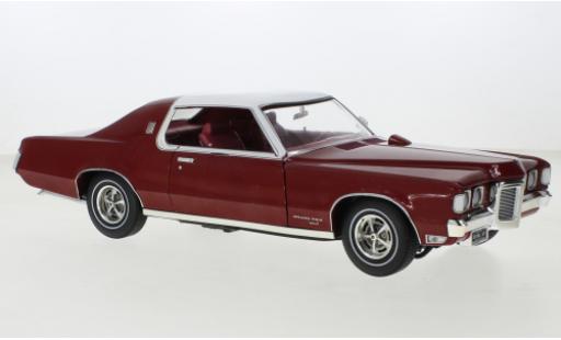 Pontiac Grand Prix 1/18 Auto World rot/weiss 1969 modellautos