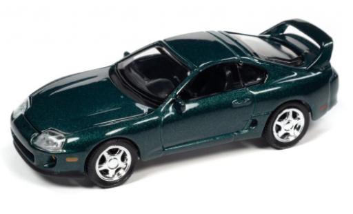 Modellautos Toyota Supra 1/64 Auto World metallise vert foncé 1996 Toyota Supra 1/64 Auto World metallise vert foncé 1996 modellautos