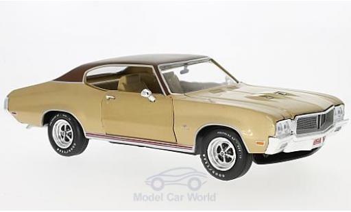 Modellautos Buick GS 1/18 Auto World Stage 1 mettalic beige/braun 1970 Buick GS 1/18 Auto World Stage 1 mettalic beige/braun 1970 modellautos