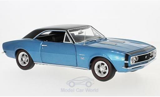 Chevrolet Camaro SS 1/18 Auto World SS 427 Baldwin Motion mettalic blau/schwarz 1967 modellautos