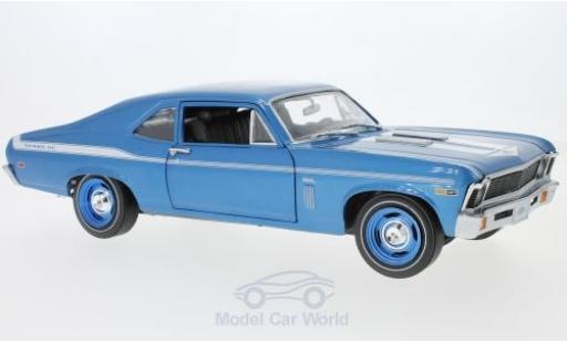 Chevrolet Nova 1969 1/18 Auto World Yenko Coupe mettalic blau 1969 modellautos
