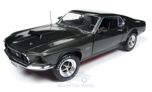 Ford Mustang 1/18 Auto World Boss 429 mettalic grün 1969 modellautos