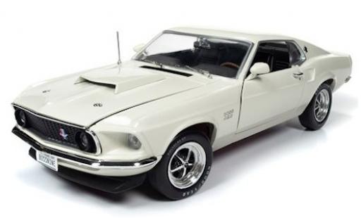 Ford Mustang 1/18 Auto World Boss 429 weiss 1969 modellautos
