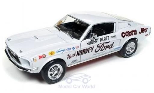 Ford Mustang 1/18 Auto World S/S Cobra Jet Paul Harvey 1968 H.Platt modellautos